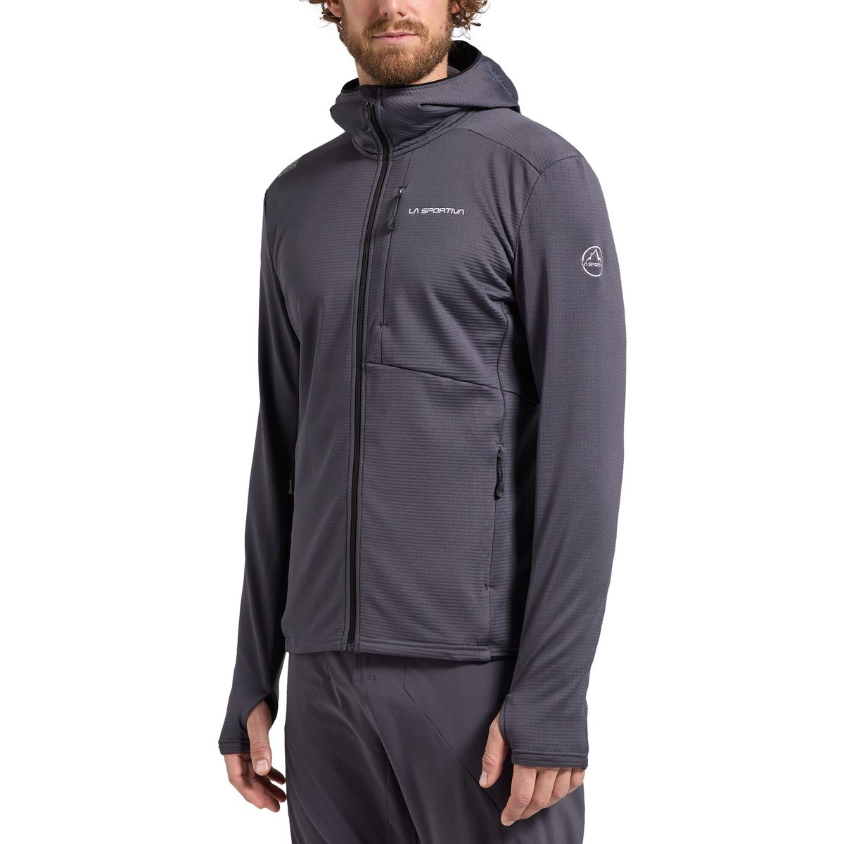 La Sportiva Chill Thermal Hoody Men onyx/chalk (G19W04) S ZAHF017G19W04S