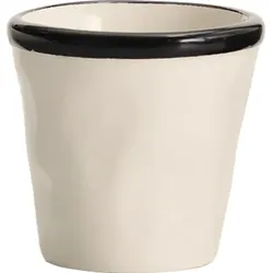 Lido Rim Becher 70 ml schwarz