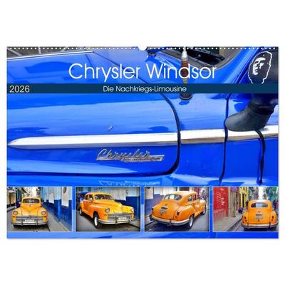 Chrysler Windsor - Die Nachkriegs-Limousine (Wandkalender 2026 DIN A2 quer), CALVENDO Monatskalender
