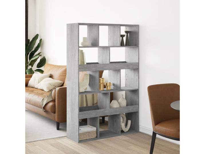 vidaXL Raumteiler, Raumteiler Betongrau 100x33x156,5 cm Holzwerkstoff