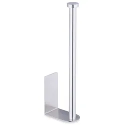 Relaxdays Selbstklebender Ersatzrollenhalter Silber