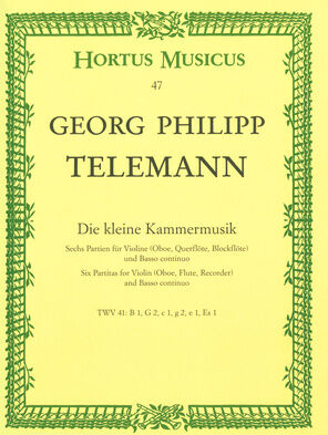 Bärenreiter Telemann Kleine Kammermusik