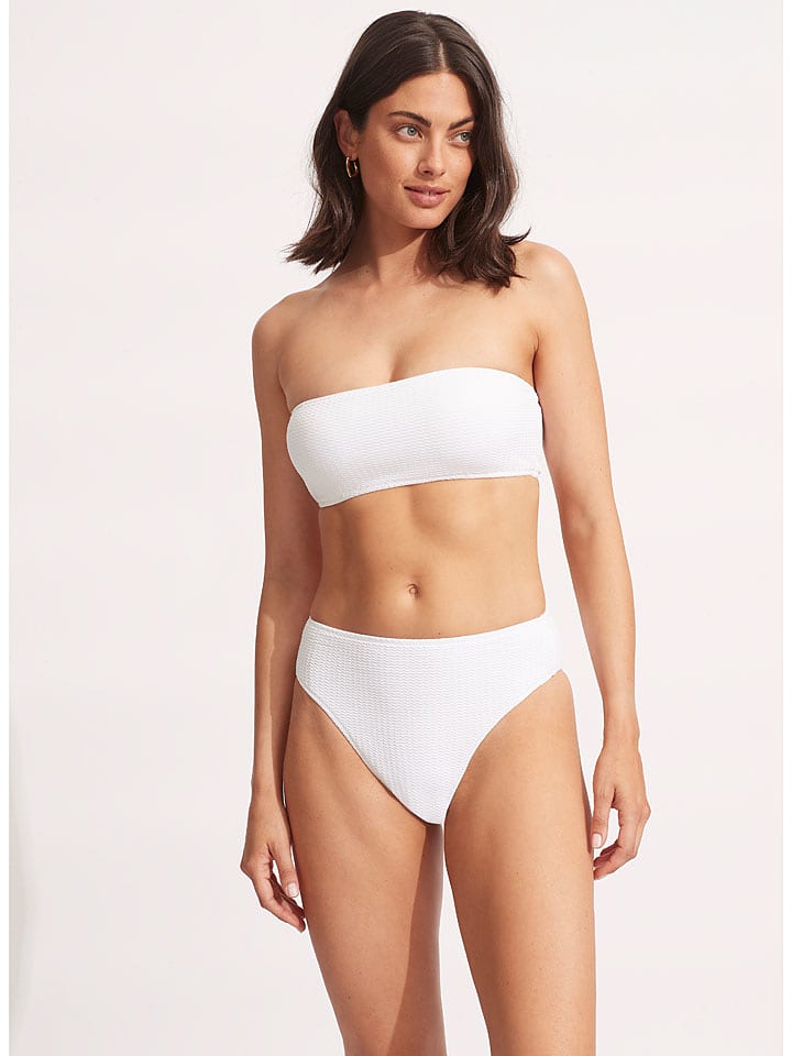 Seafolly Bikini-Hose in Weiß - S