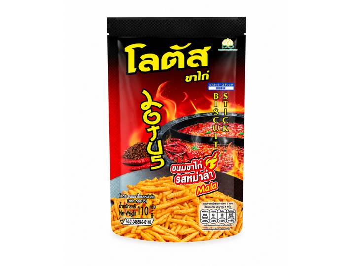 Dorkbua Bâtonnets de biscuit saveur Mala 110 g