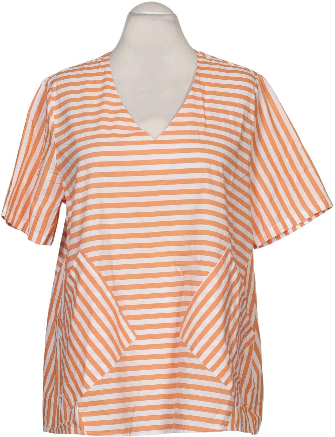 Ulla Popken Damen Bluse, Mehrfarbig, Gr. XL, Baumwolle - Second Hand