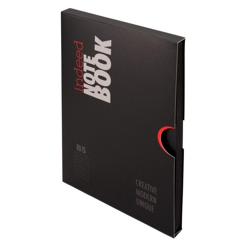 Antrax Notizbuch B5 Indeed-Linie schwarz (B5, Liniert, Weicher Einband) (5904210064478)