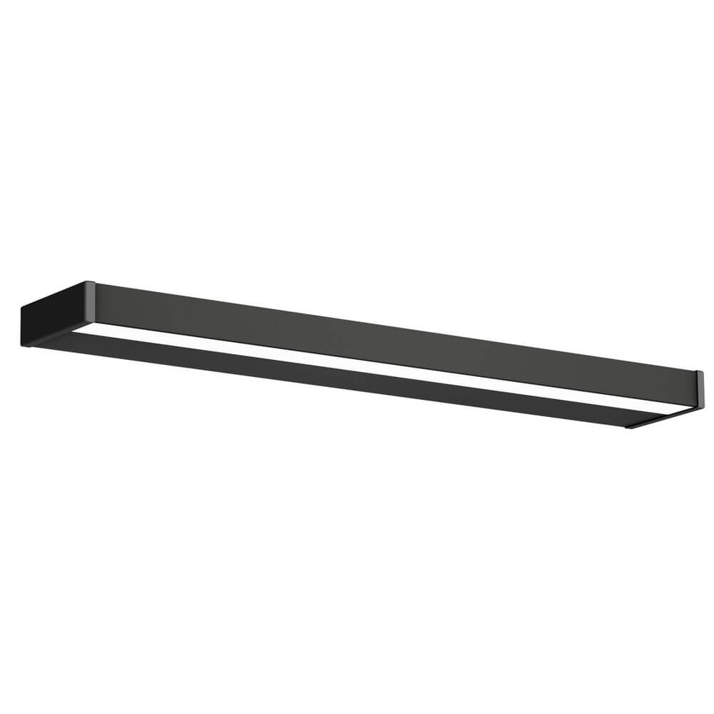 Lyora Led muurlamp Wollas zwart aluminium 30 cm 12 watt
