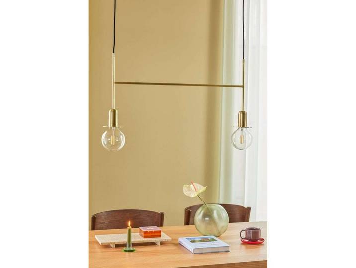 Twice Pendelleuchte Brass - Hübsch - Esszimmer - Metall
