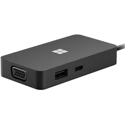 Microsoft USB-C Travel Hub Black USB-Grafikadapter Schwarz