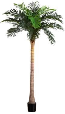 Nearly Natural 8' Artificial Coconut Palm Tree - Green
