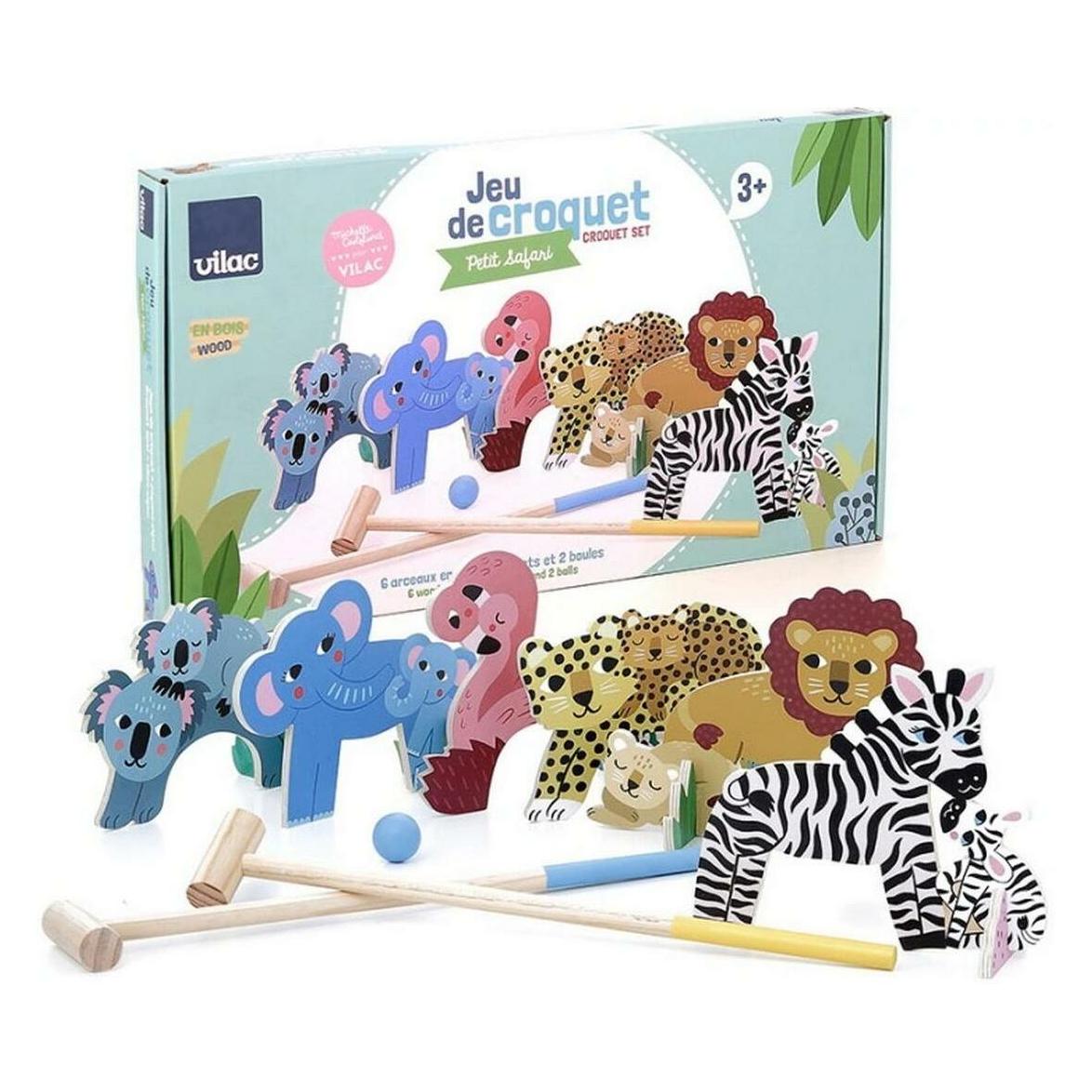 Vilac Croquet Spiel Safari, Michelle Carlslund (8572)