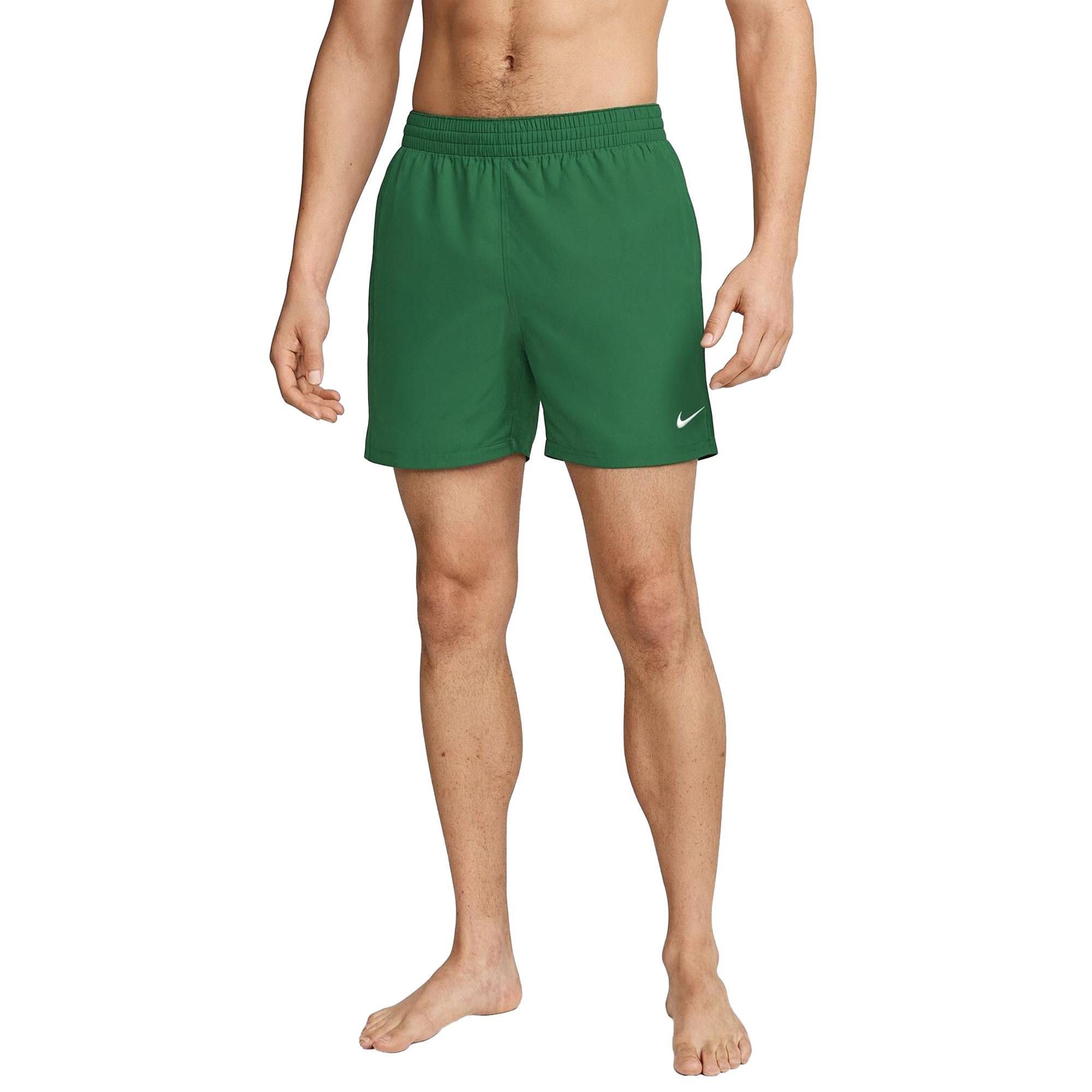 Nike Heren geborduurd logo zwembroek Regular (Malachietgroen)