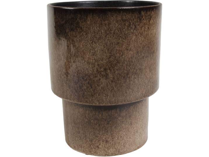 Übertopf Franka - Farbe: braun - Material: Keramik - 699