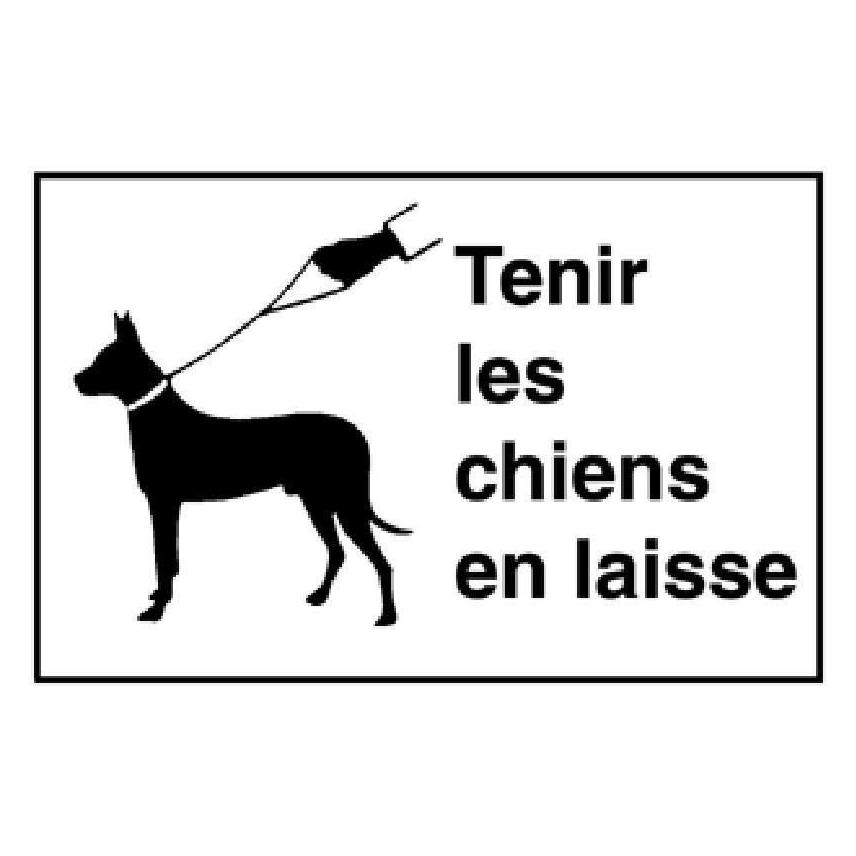 BRW Signaltafel Tenir les chiens en laisse 17.91 (16270875)