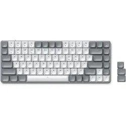 Satechi SM1 Slim (Eng. Int., Kabelgebunden, Kabellos), Tastatur, Schwarz, Grau