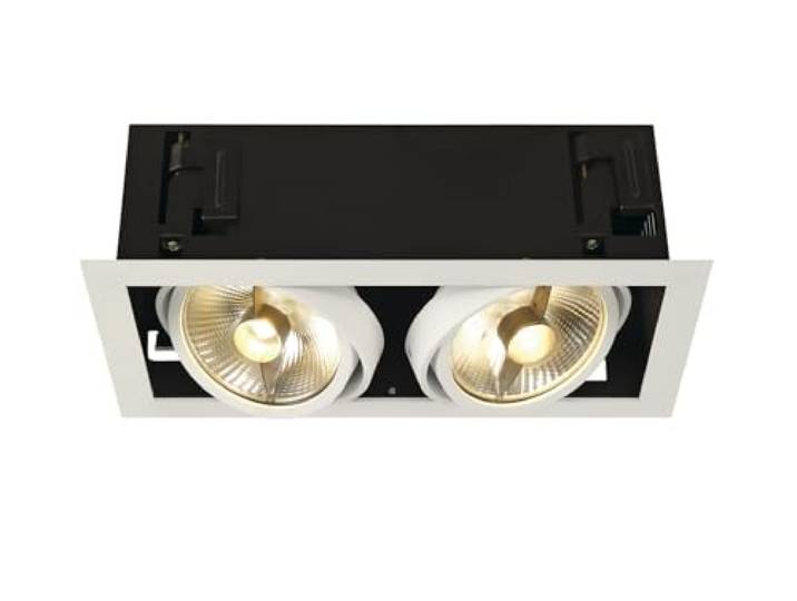 SLV 115551 plafond éclairage encastré kadux 2 ES111 encastré; 2 x GU10 230 V Blanc