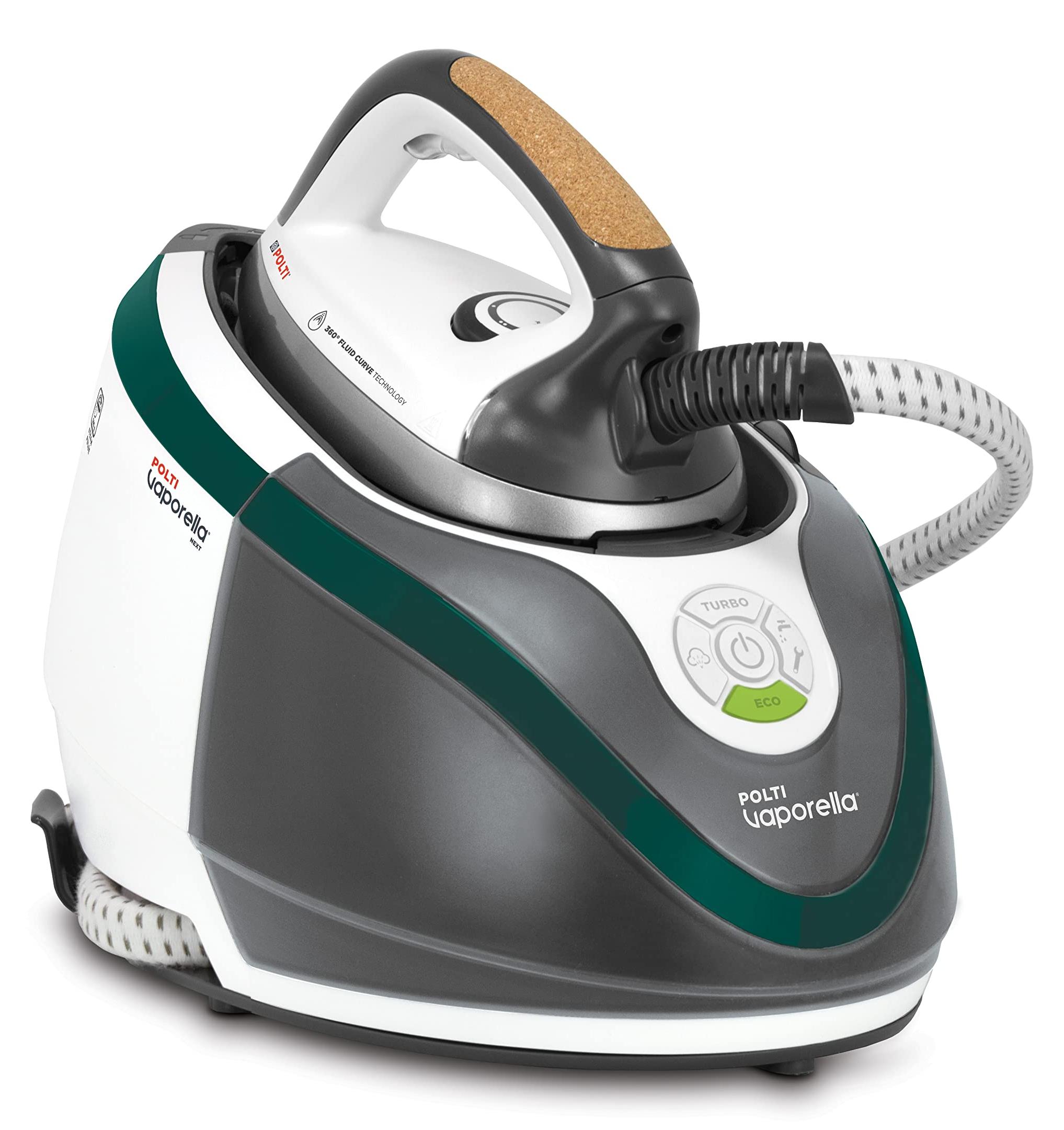 Polti Vaporella Next VN18.65, Dampfbügelstation mit Druckdampf, 2200 W, 450 g/min, Aluminium-Sockelplatte, 15 bar, 1,3 l