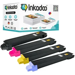 Inkadoo, Toner, Toner kompatibel mit Kyocera 1T02P3CNL0 / TK-8115C Toner