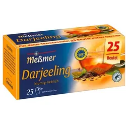 Meßmer Schwarztee »Darjeeling« 25 Tassenportionen kuvertiert