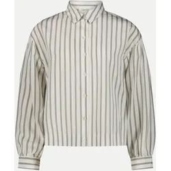 Bluse Gestreift Weiß 42