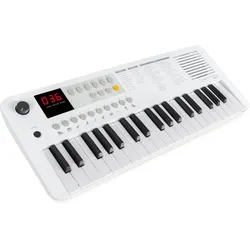 Classic Cantabile MINI-37 Keyboard weiß-grau
