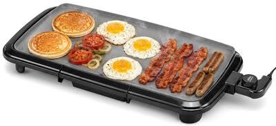 "Elite Cuisine EGRL0052 10"" X 20"" Ceralast Ceramic Non-Stick Electric Griddle"