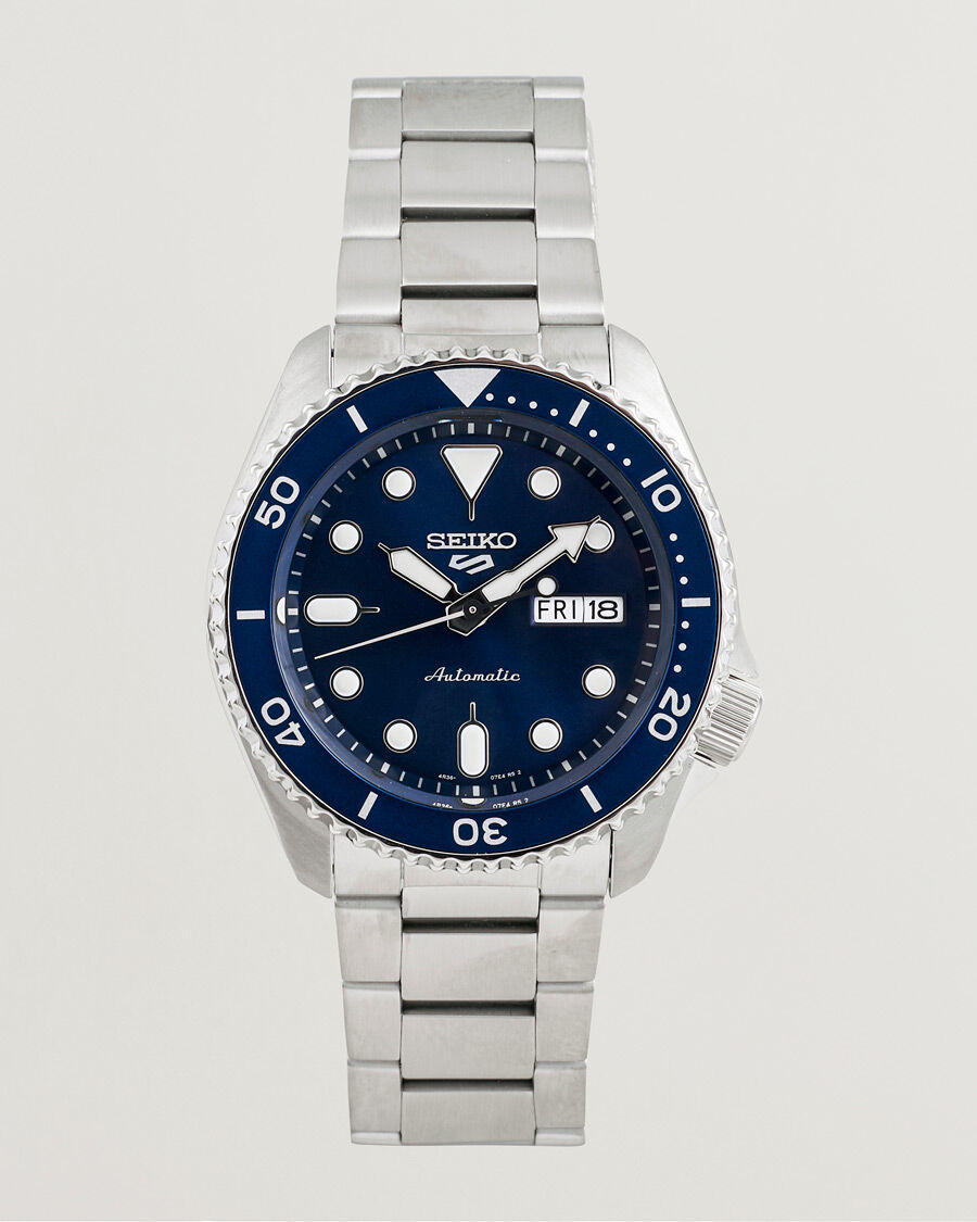Seiko 5 Sports Automatic Diver Steel 43mm Blue Dial men One size Blå