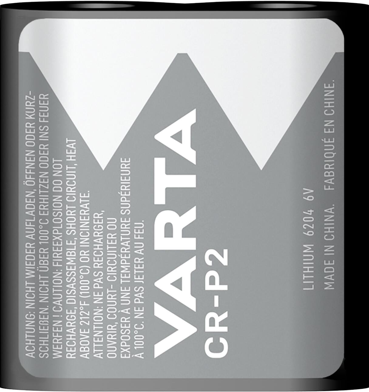 VARTA LITHIUM Cylindrical CR-P2 Blister 1 06204301401