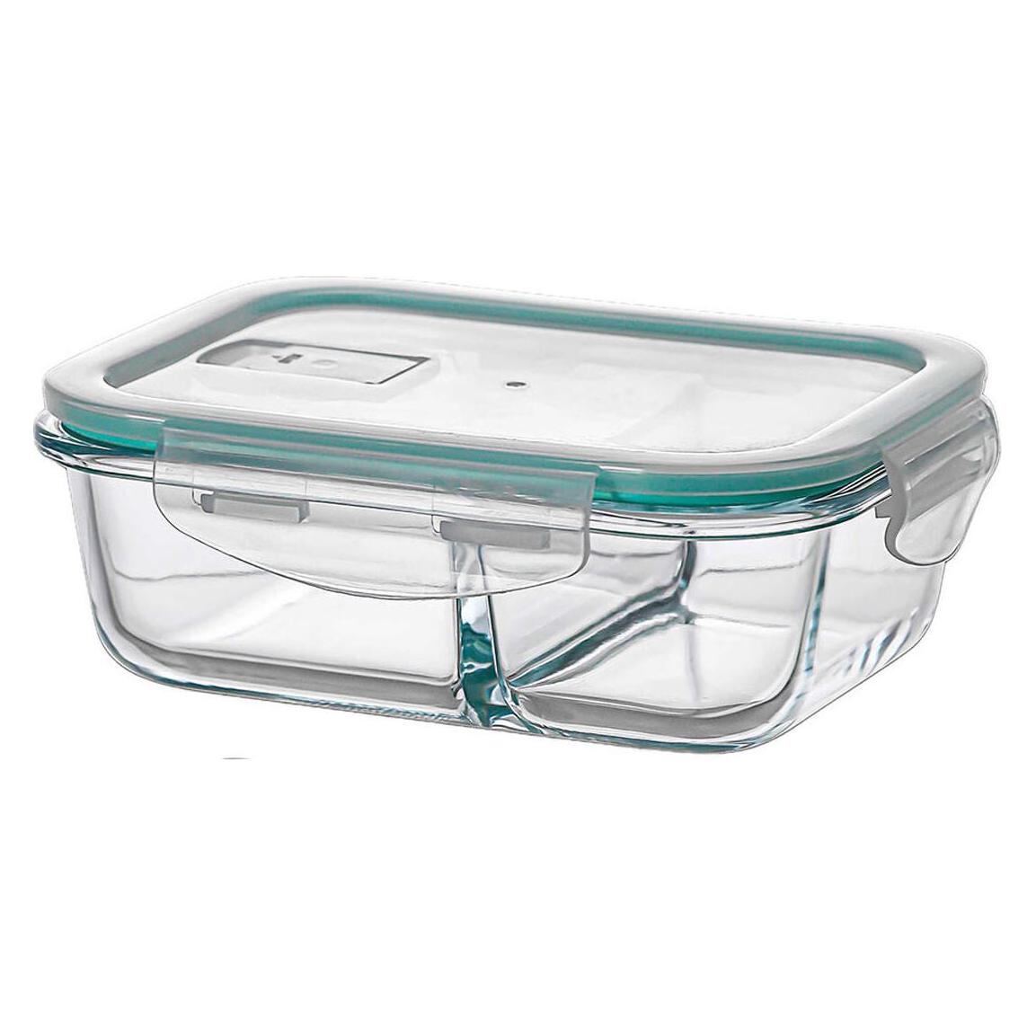 Ovenza Lunchbox 630 ml Durchsichtig Silikon Borosilikatglas rechteckig (62782408)