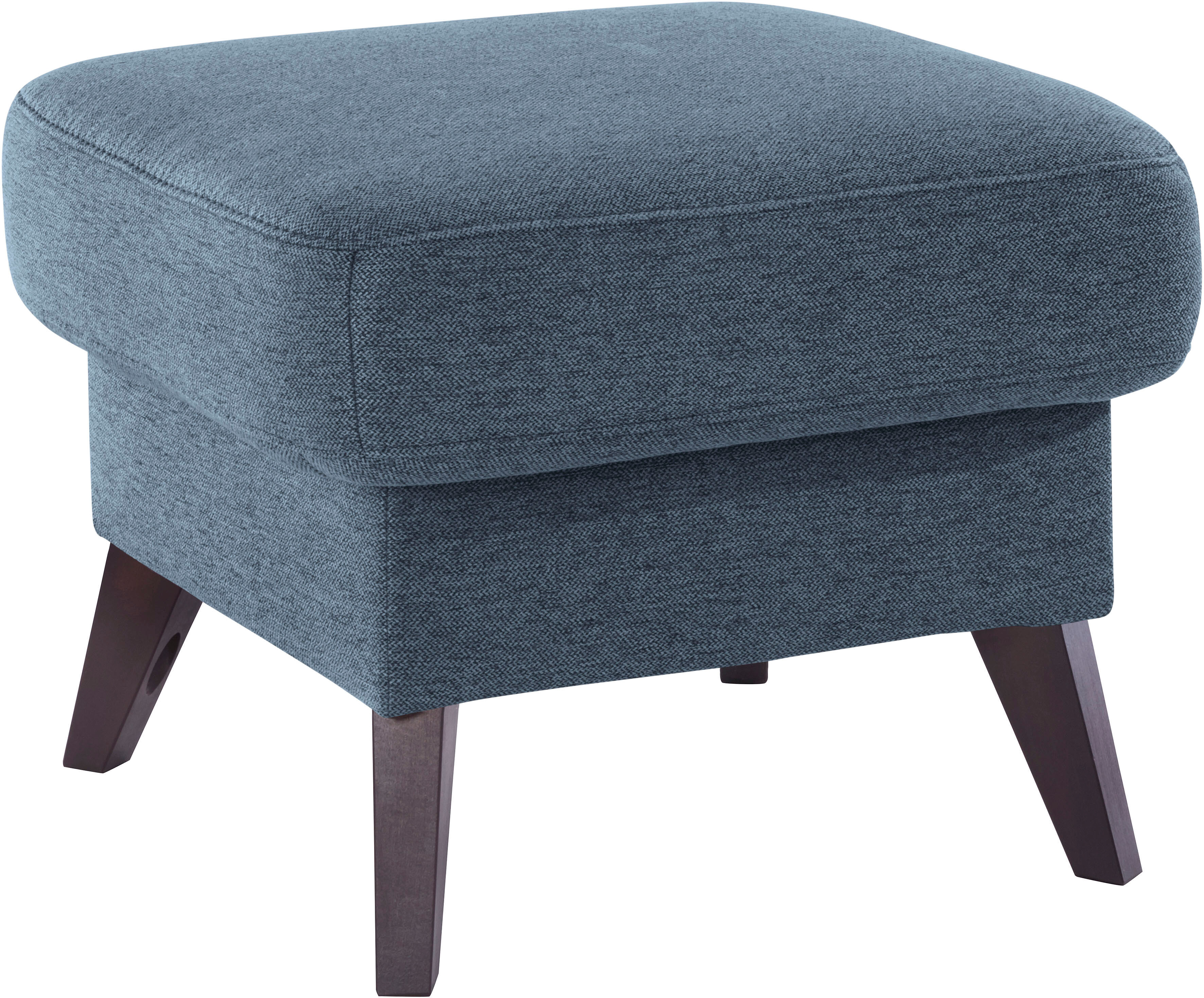Hocker EXXPO - SOFA FASHION "Samso", blau (denim), B:57cm H:47cm T:57cm, Hocker, Hocker