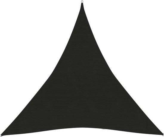 Zwart Schaduwdoek Driehoek - HDPE - 300 x 300 x 300 cm