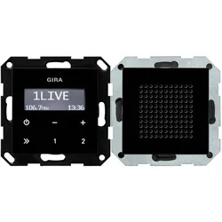 Gira Unterputz-Radio RDS (Bluetooth), Radio, Schwarz