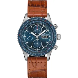 Hamilton Khaki Aviation Converter Auto Chrono H76746540 - blau,braun - 44mm