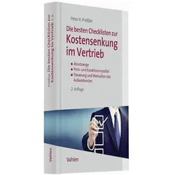 Die 100 besten Checklisten zur Kostensenkung im Vertrieb, Fachbücher von Peter R. Preissler