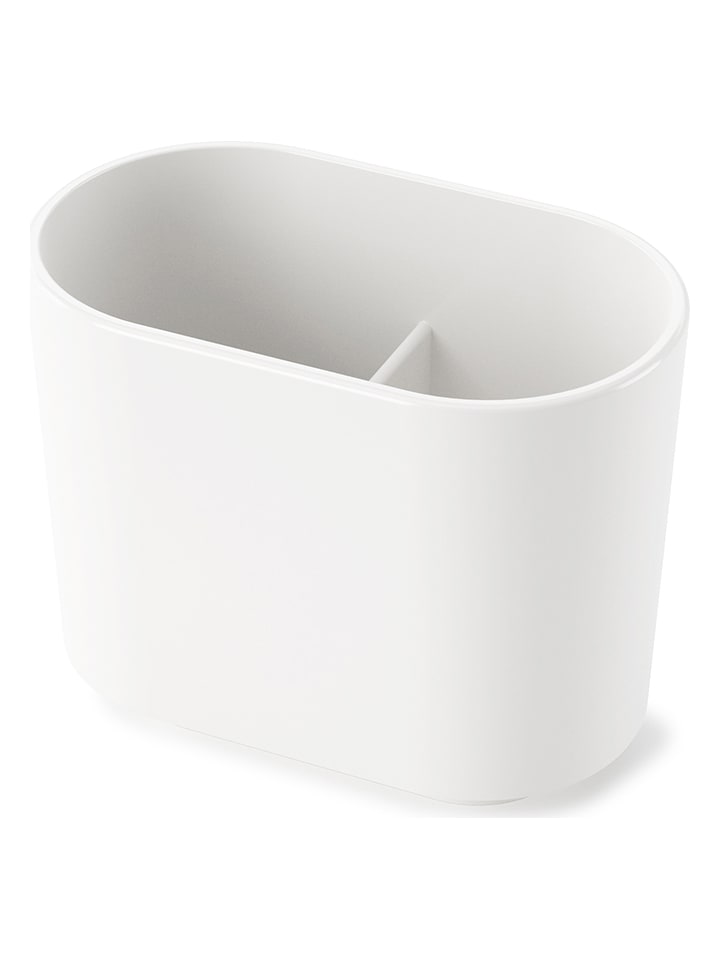 umbra Zahnputzbecher ''Step'' in Weiß - (B)12,7 x (H)10,2 x (T)7,6 cm - onesize