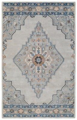Terra by Obeetee Timeless Britson Blue Rug