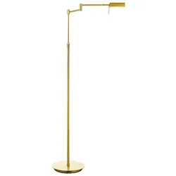 Hell LED-Stehlampe Graz Metall Gold