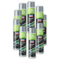 9x Pflegemittel LIQUI MOLY 1610 Cockpitglanz Innenraum Cockpit 600 ml