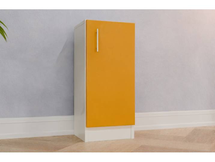 Badezimmer Nischenschrank nach Maß - RAL 1004 Goldgelb - 68x30x27cm - Individuell konfigurieren