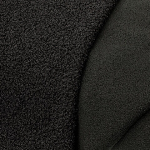 Doubleface-Teddy-Fleece, schwarz