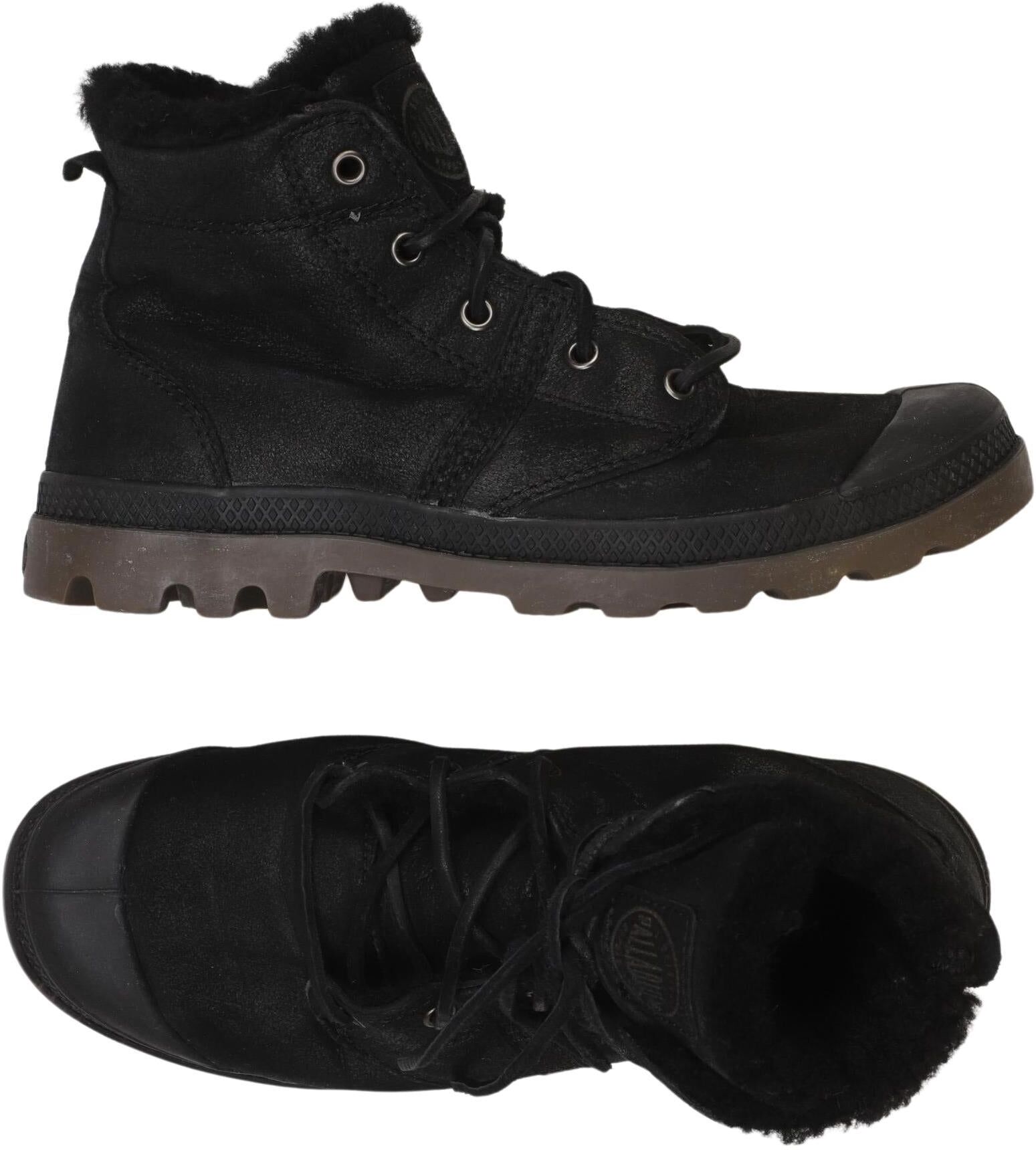 Palladium Herren Stiefel, Schwarz, Gr. EU 41, Leder - Second Hand