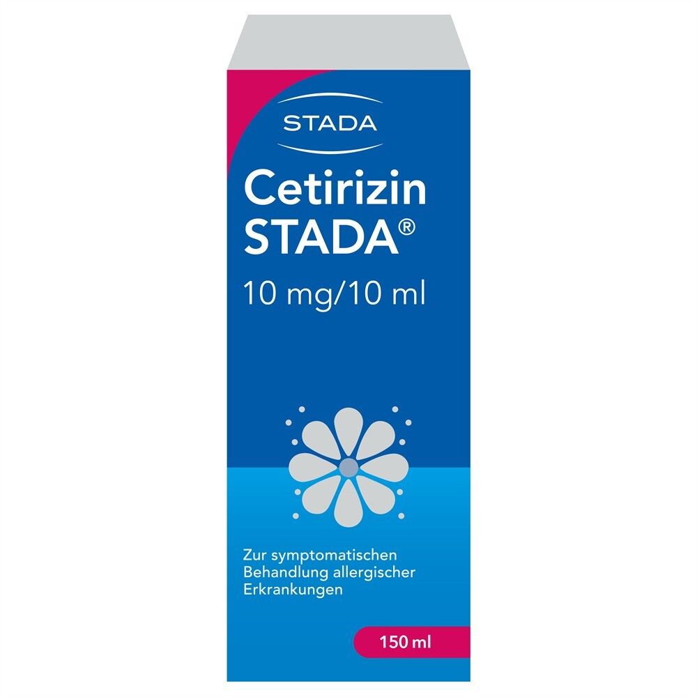 Cetirizin Stada Saft 10 mg/10 ml 150 Lösung zum Einnehmen