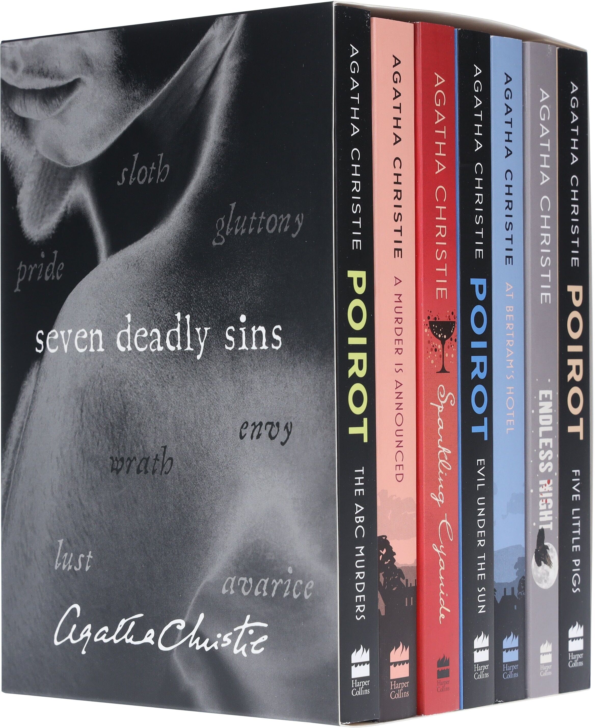 Seven Deadly Sins: Hercule Poirot Series by Agatha Christie: 7 Books Collection Box Set - Fiction - Paperback HarperCollins Publishers
