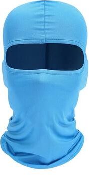 Uplifted Goods Tactical UV Protection Balaclava Full Face Mask Windproof Ski Sun Hood And Biker Helmet Liner light Blue