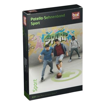 Bort Patella-Sehnenband Sport Gr.1 schwarz/grün 1 St Bandage(s)