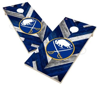 Skip's Garage Buffalo Sabres NHL Cornhole Board Set