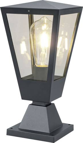 Brilliant 41016/63 Außensockelleuchte 45cm LED-Sockelleuchte LED E27 20W Anthrazit, Transparent