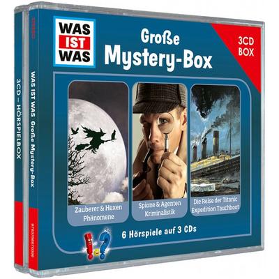 WAS IST WAS 3-CD Hörspielbox. Große Mystery-Box - , CD, 9783788670399