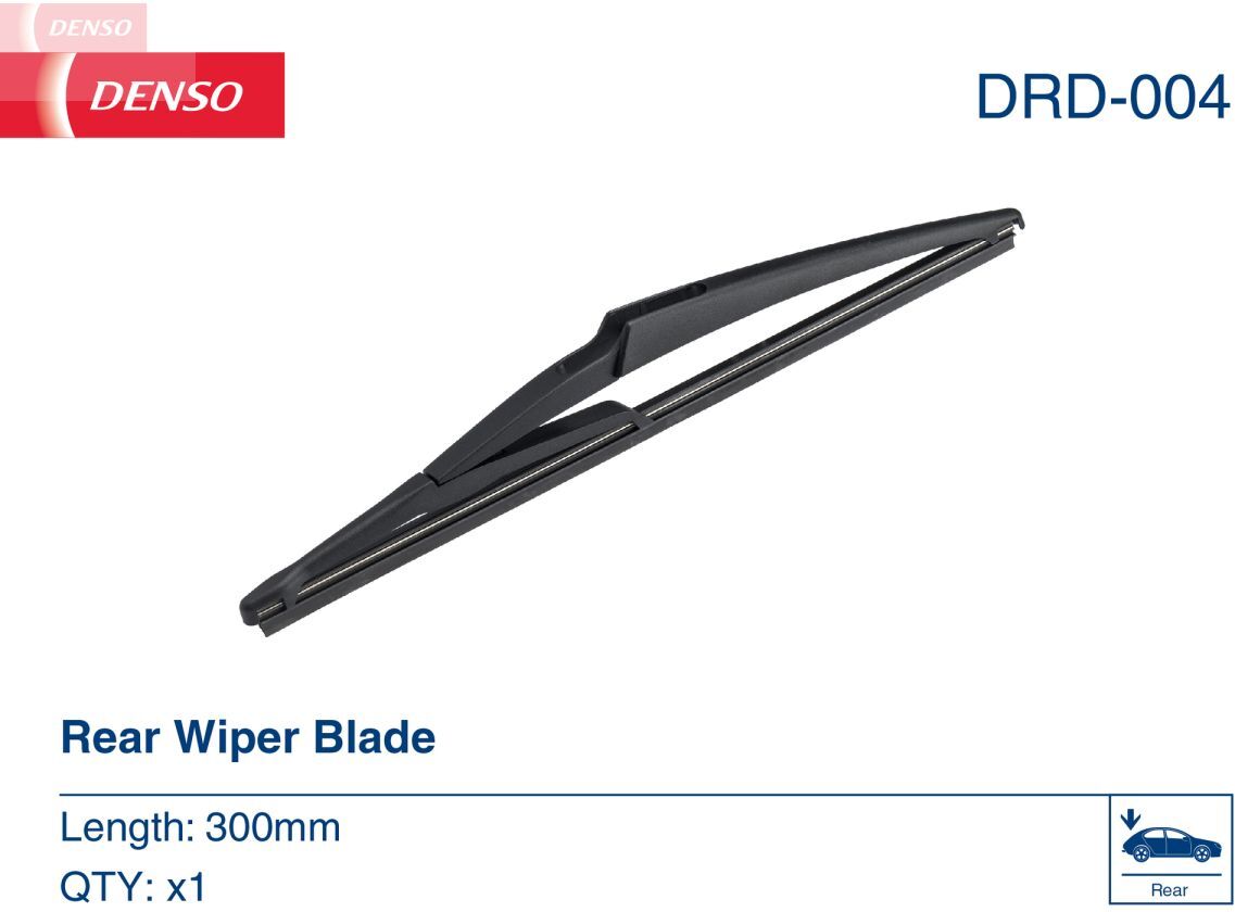 Wischblatt DENSO DRD-004, 300mm, Hinten, 1 Stück