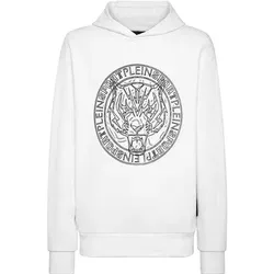 PLEIN SPORT Hoodie TIGER, Größe 3XL in Weiß 0102